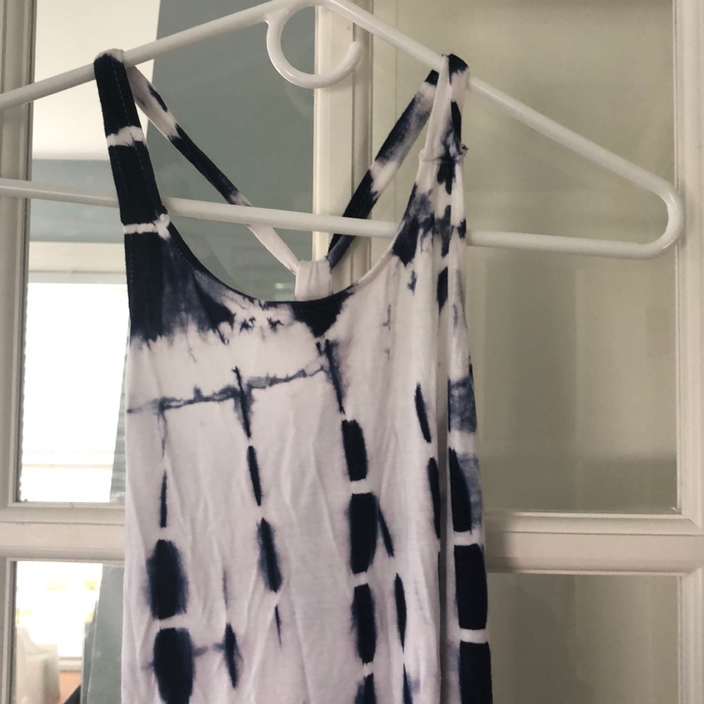 Blue and white glamorous (and comfy!!) maxi dress